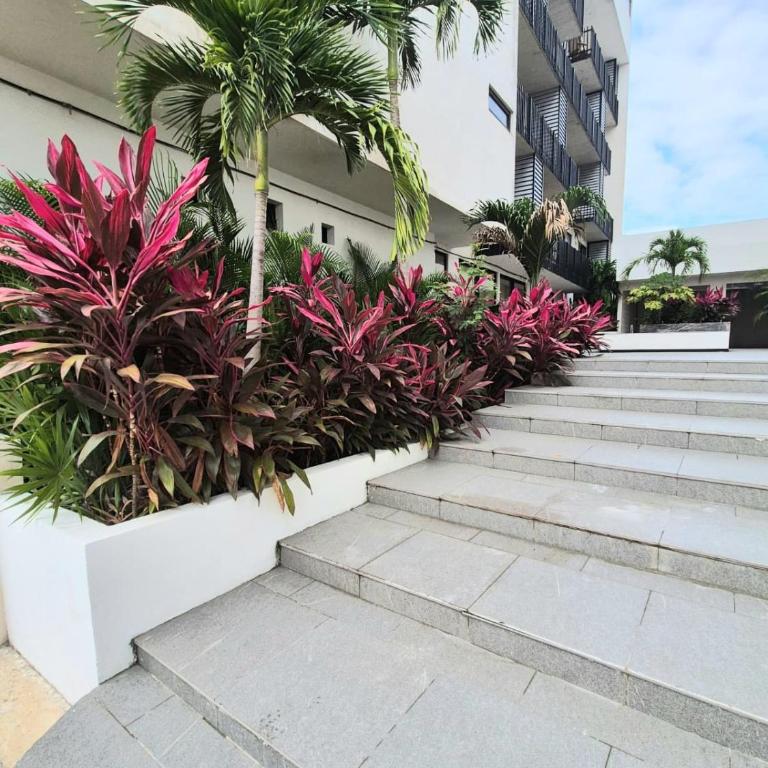 Relax en el paraíso alberca gym balcón privado - Apartamento Estudio - 24