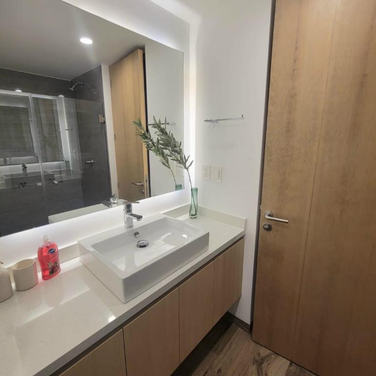 Relax en el paraíso alberca gym balcón privado - Apartamento Estudio - 19