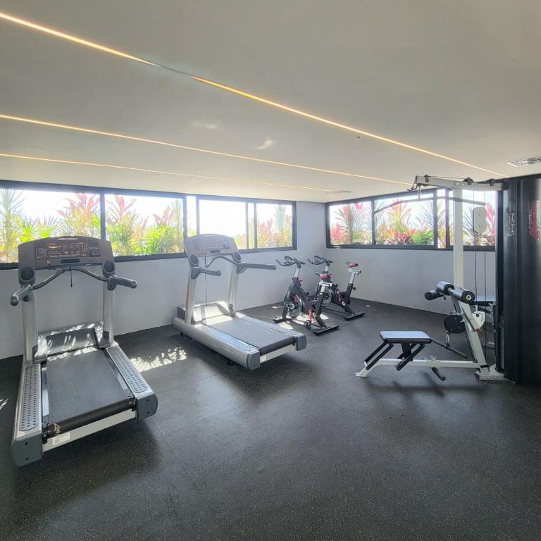 Relax en el paraíso alberca gym balcón privado - Apartamento Estudio - 32