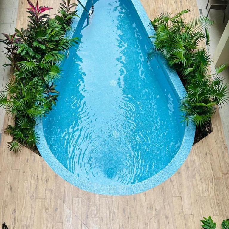 Relax en el paraíso alberca gym balcón privado - Apartamento Estudio - 28