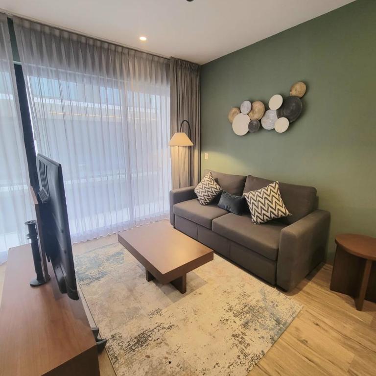 Relax en el paraíso alberca gym balcón privado - Apartamento Estudio - 8