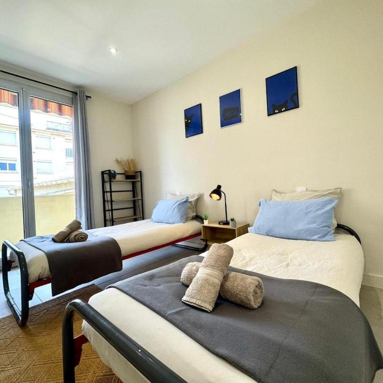 Le Sully Nest - Clim et parking - Appartement 3 Chambres avec Balcon - 7