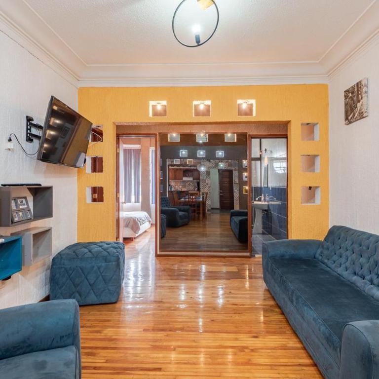 casa de los espejos Av Cuauhtémoc - Two-Bedroom Apartment - 12