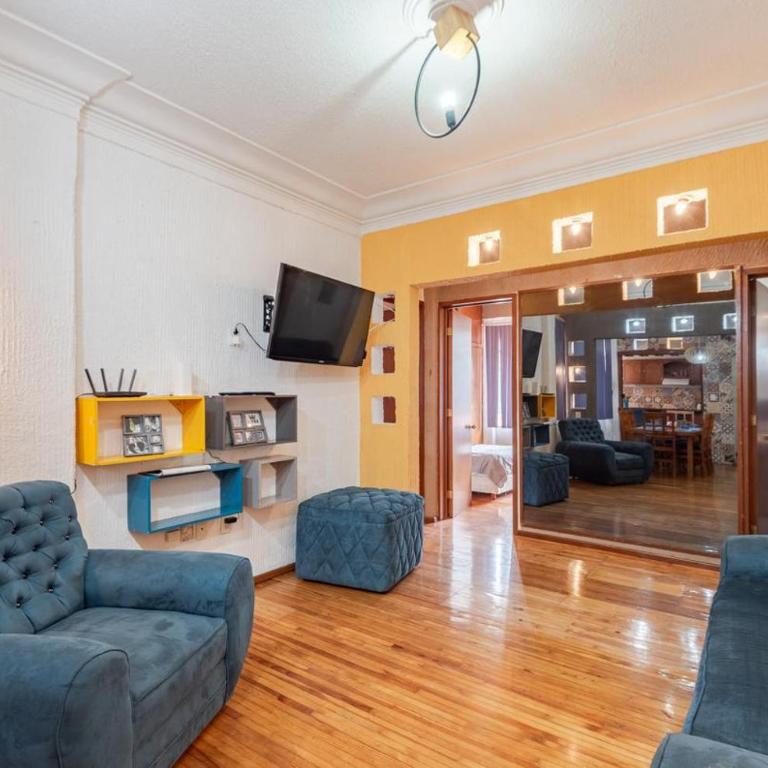 casa de los espejos Av Cuauhtémoc - Two-Bedroom Apartment - 15