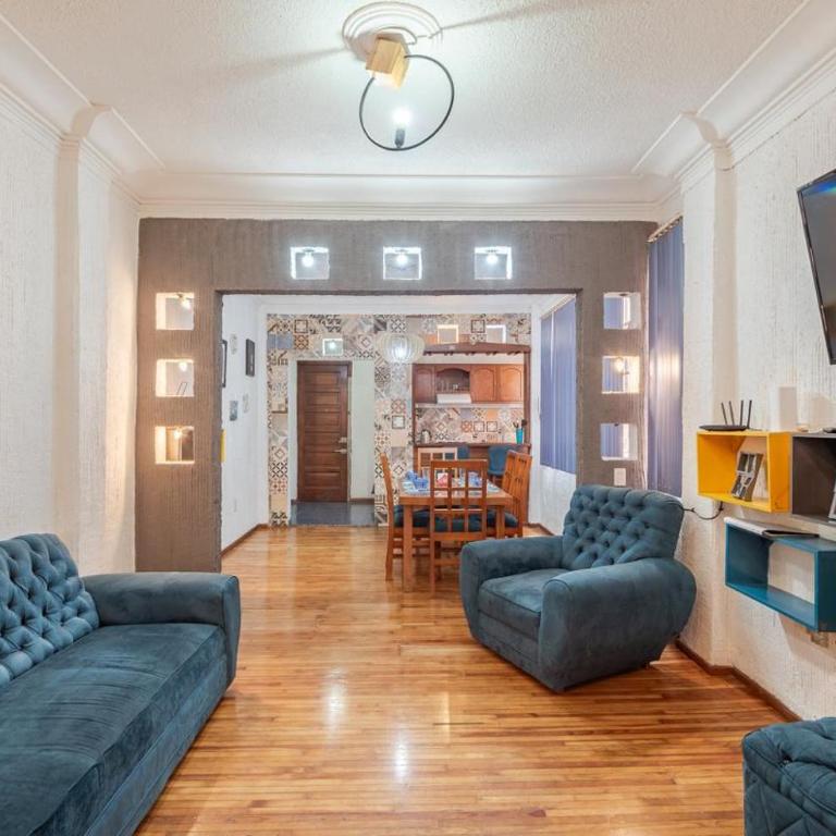 casa de los espejos Av Cuauhtémoc - Two-Bedroom Apartment - 16