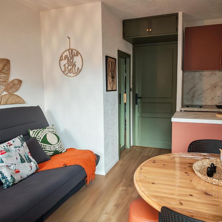 Le Bon' Appart studio proche centre Châtel - Studio mit Bergblick - 1