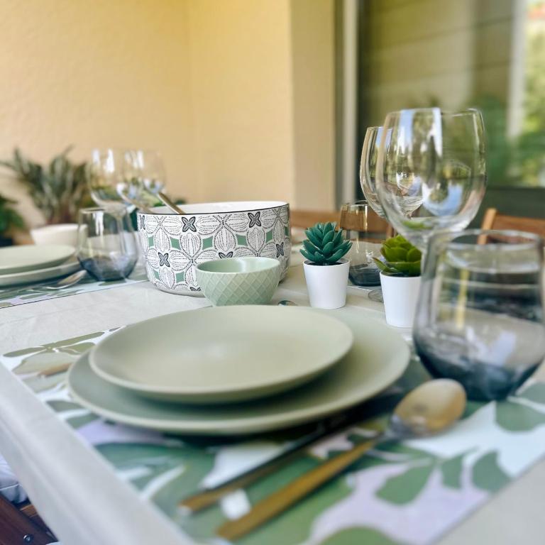 L'appartement Vert, Piscine, 750m de la Plage - Apartamento de 1 dormitorio - 17