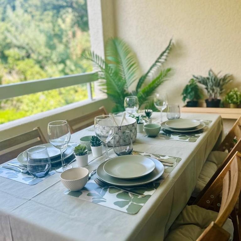 L'appartement Vert, Piscine, 750m de la Plage - Apartamento de 1 dormitorio - 20