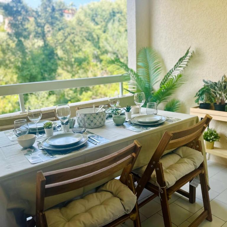 L'appartement Vert, Piscine, 750m de la Plage - Apartamento de 1 dormitorio - 16