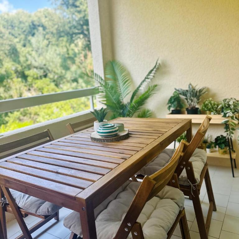 L'appartement Vert, Piscine, 750m de la Plage - Apartamento de 1 dormitorio - 10