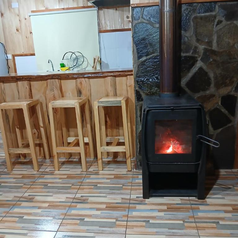 Cabañas Tía Marce, Los Lleuques - Apartamento de 2 dormitorios con terraza - 8