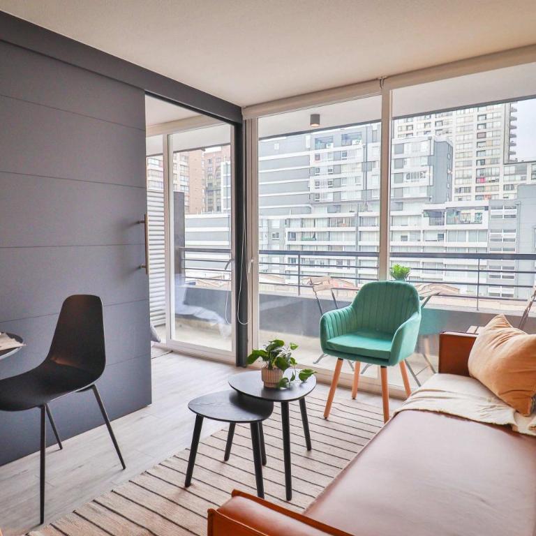 HOM I Depto A Pasos Cerro Santa Lucia Stgo - Apartment - 4