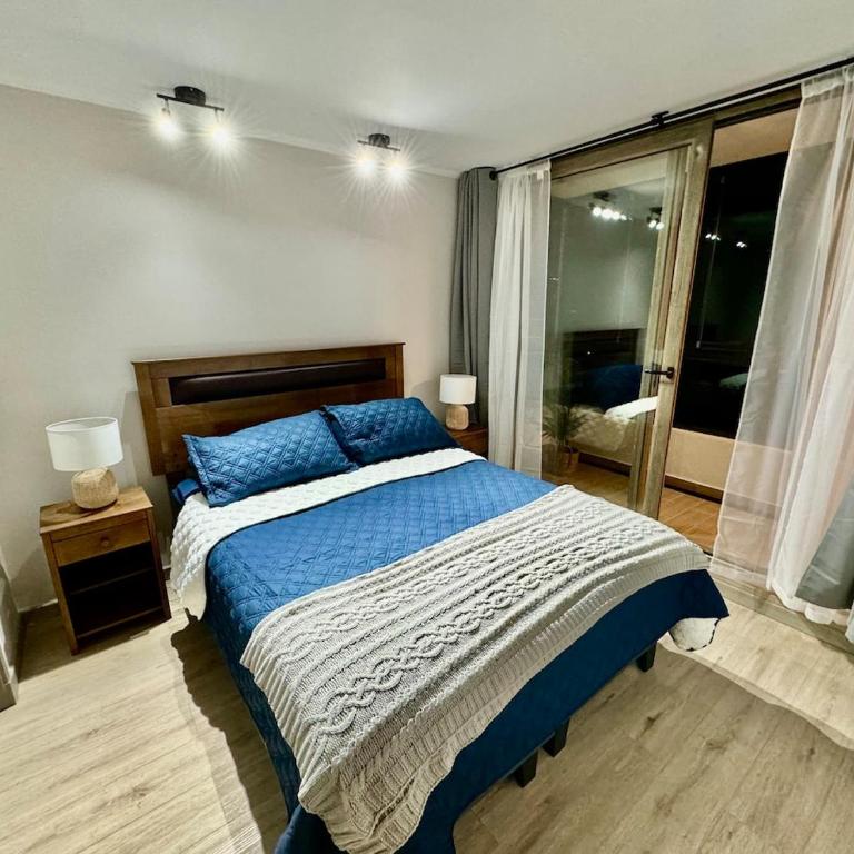Departamento con piscina en Pucón con vista al Volcán - Two-Bedroom Apartment - 7