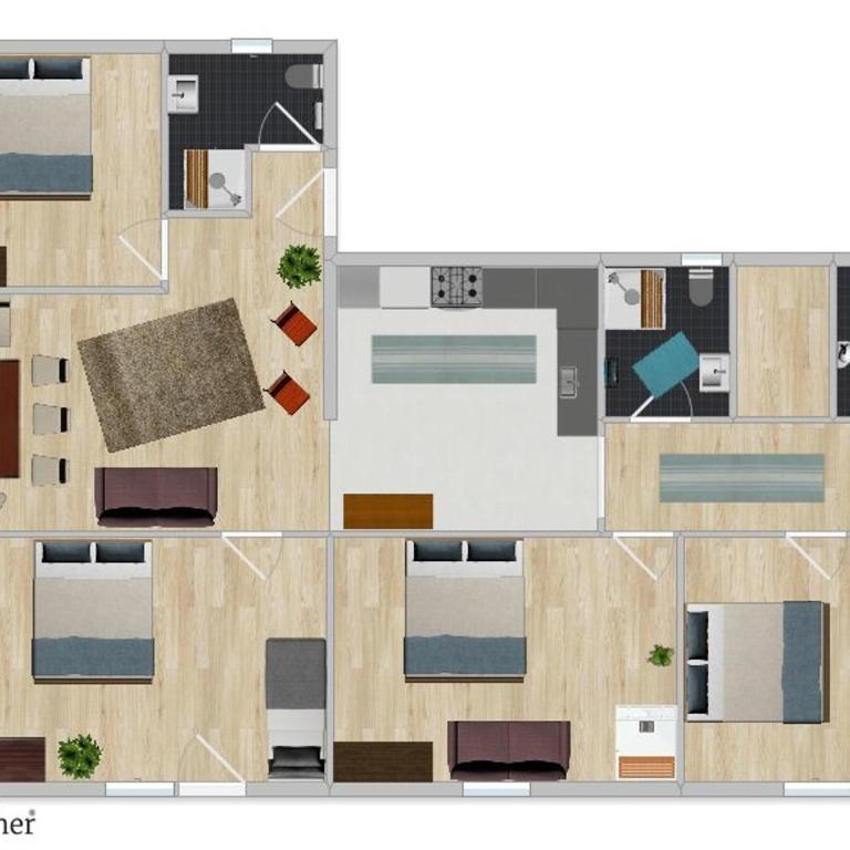Huber's Lodge - Apartment mit 4 Schlafzimmern - 20