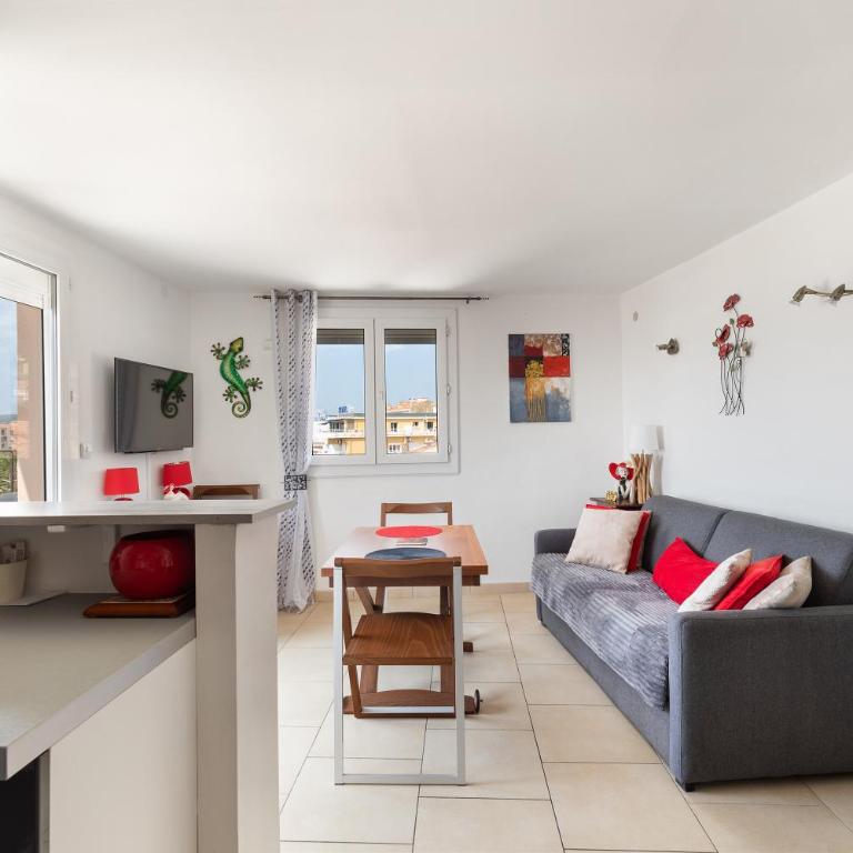 Constance d'Azur - Climatisé vue mer - One-Bedroom Apartment - 7