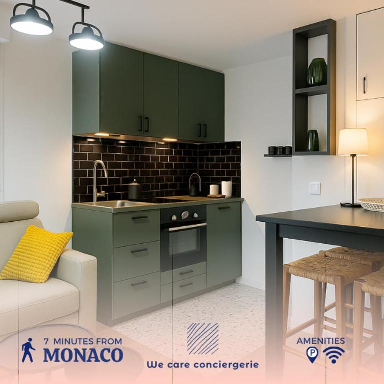 Elegant T2 parking - next to Monaco - Appartement - 1
