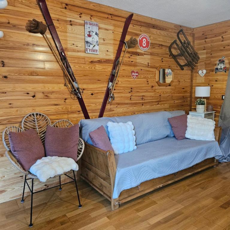 Aux pieds des pistes avec balcon - meublé 3 étoiles - Appartement avec Balcon - 4