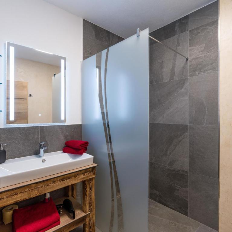 Haus Hüttenberger - Apartamento de 2 dormitorios con ducha - 21