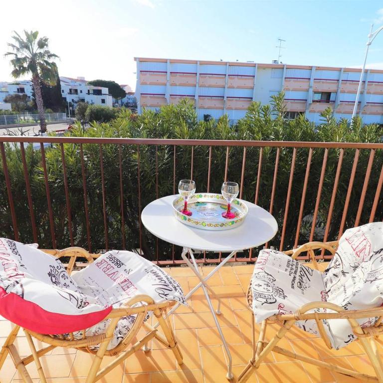 Studio climatisé pour 4 pers à 350m de la mer avec parking - FR-1-307-222 - Studio - 20