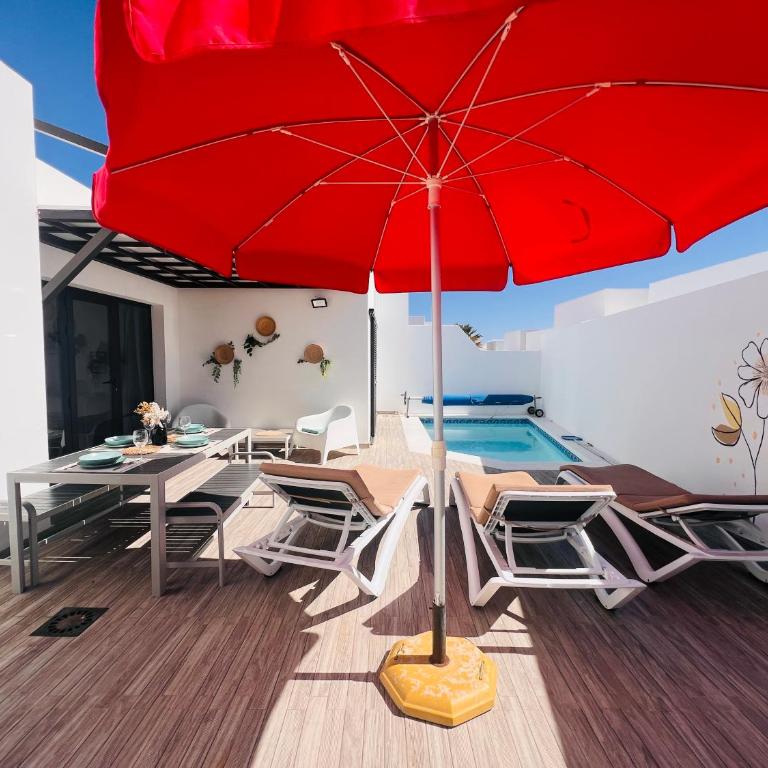 Playa Blanca , Koldos beach house - Three-Bedroom Villa - 33