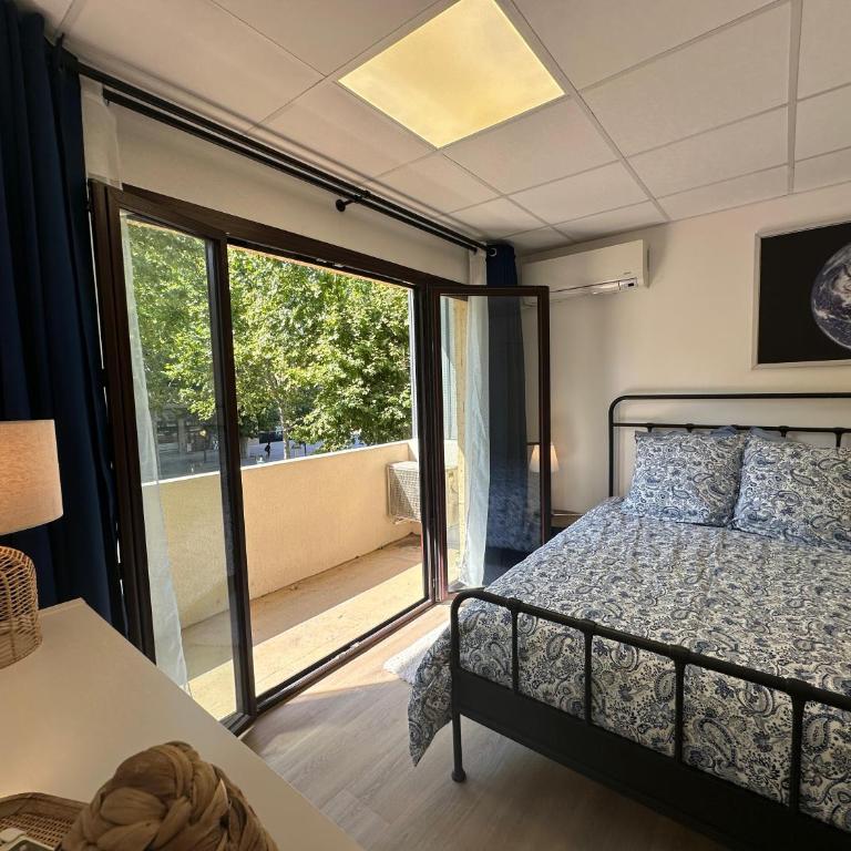 L'étape Aixoise - appartement climatisé terrasse centre ville Rotonde cours Mirabeau allées provençales - Apartment mit 1 Schlafzimmer - 9