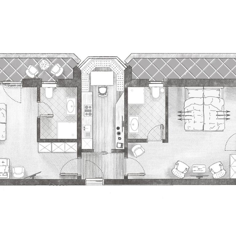 Tatte - Apartments - Apartment mit 2 Schlafzimmern - 18