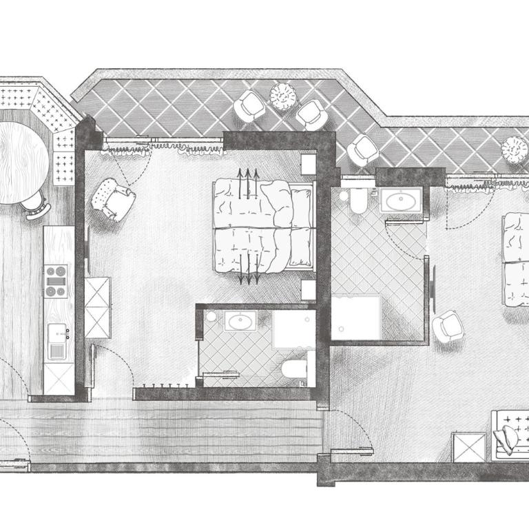 Tatte - Apartments - Apartment mit 2 Schlafzimmern - 17