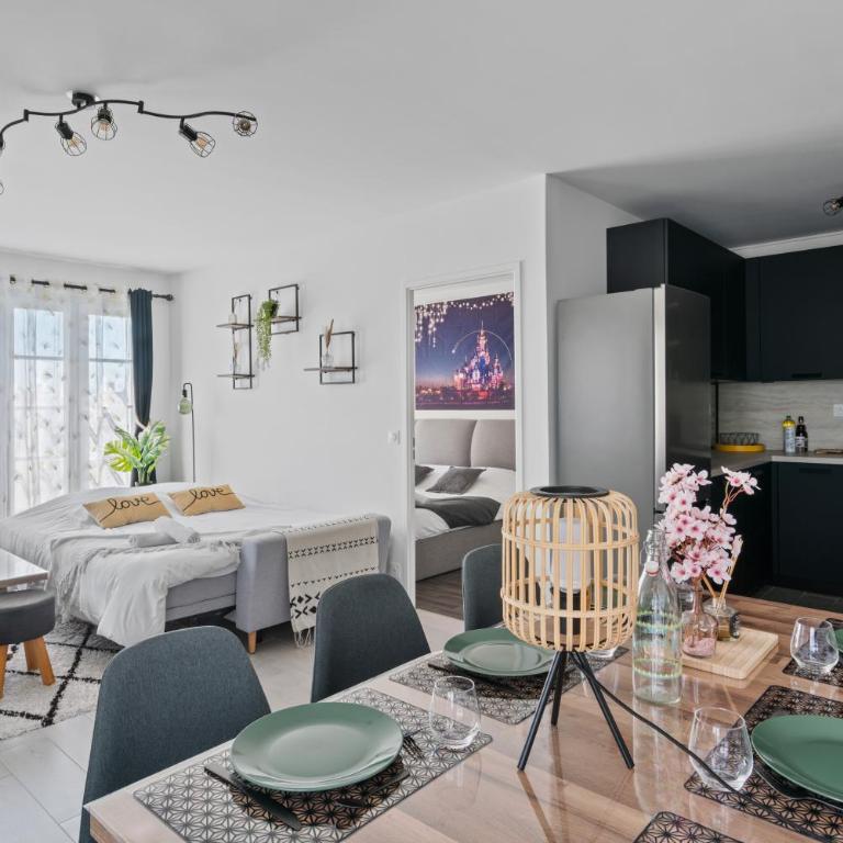 Park' Avenue Cocon pour 6 personnes à Disneyland - Familien-Apartment mit 2 Schlafzimmern - 2
