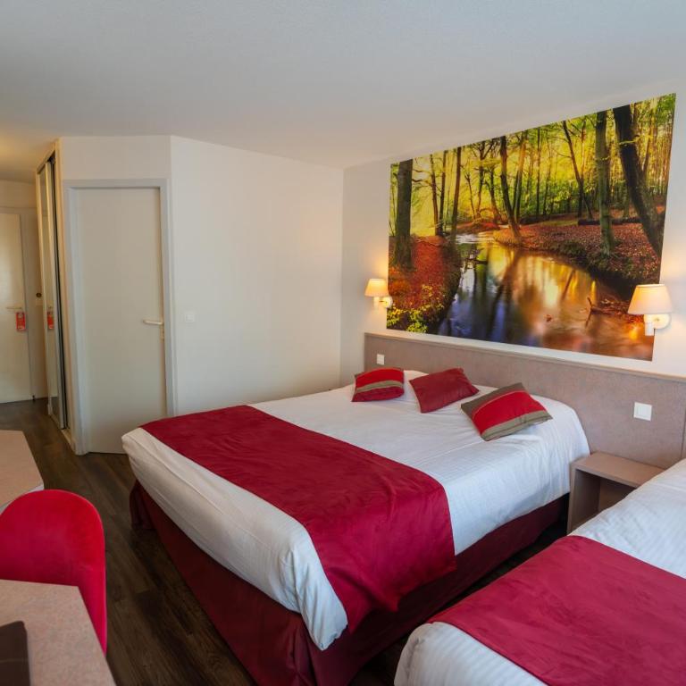 Logis Hotel Arc En Ciel - Chambre Lits Jumeaux - 4