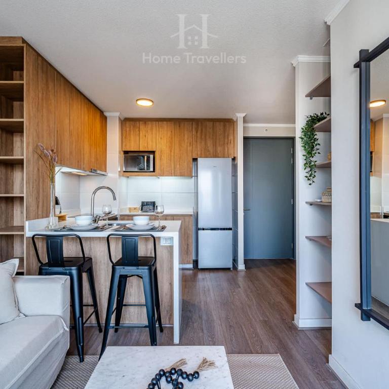 HT Dpto en Nunoa con Balcon y Estac 3PAX - Apartment - 11