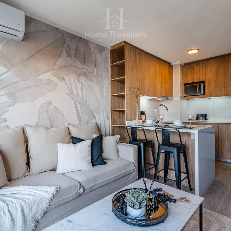 HT Dpto en Nunoa con Balcon y Estac 3PAX - Apartment - 14