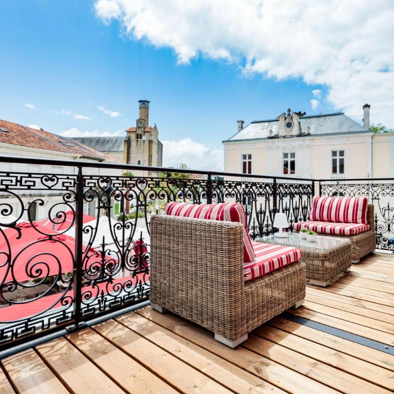 Hotel du Balcon - Chambre Double Deluxe avec Balcon - 6