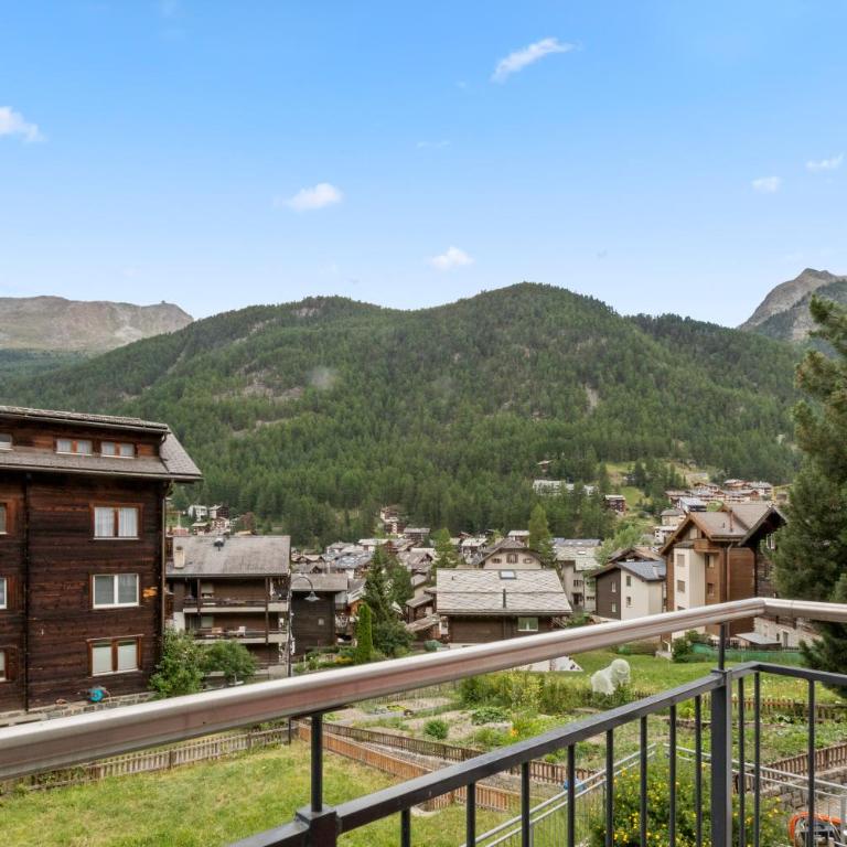 Zermatt 4 pers, 3 lits - vue & calme - Apartment mit 2 Schlafzimmern - 3