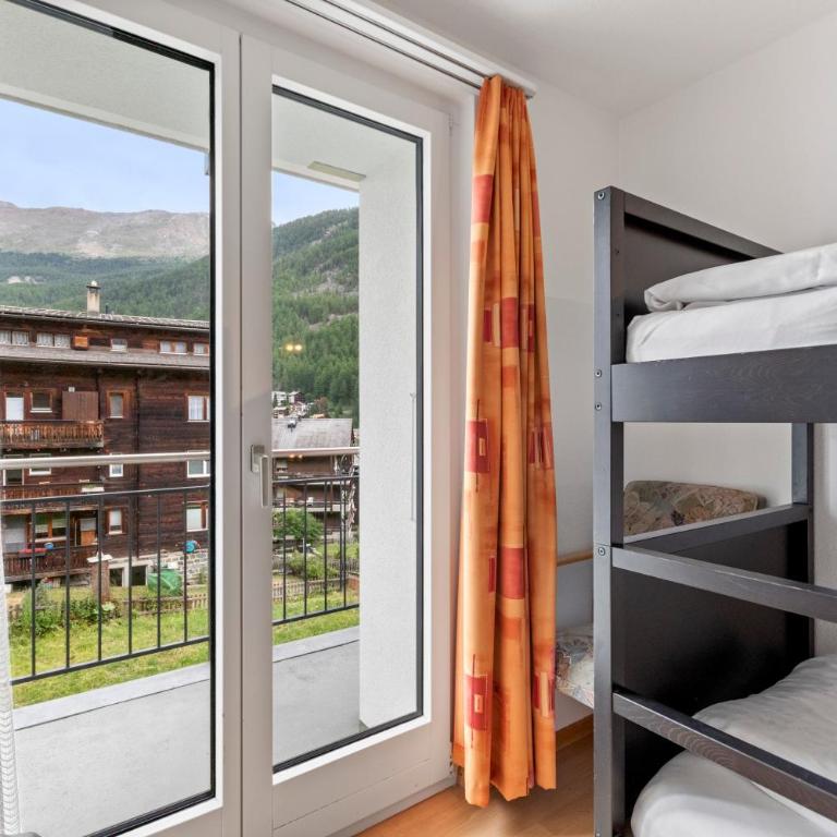 Zermatt 4 pers, 3 lits - vue & calme - Apartment mit 2 Schlafzimmern - 19