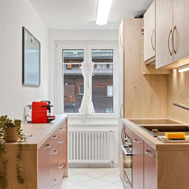 Zermatt 4 pers, 3 lits - vue & calme - Apartment mit 2 Schlafzimmern - 9