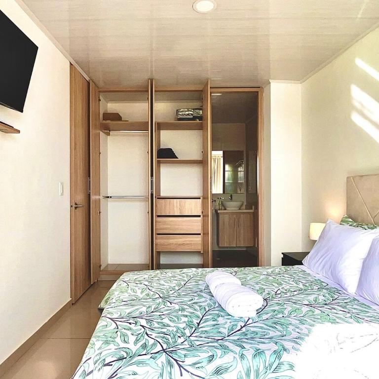 402 - Hermoso apto, vista postal de Fusa - Apartamento de 1 dormitorio - 6