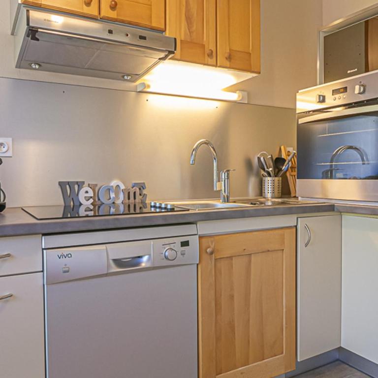 Aussois : Appartement 2 pièces, terrasse, 6 pers, animaux admis, WIFI - FR-1-840-10 - Apartamento - 7
