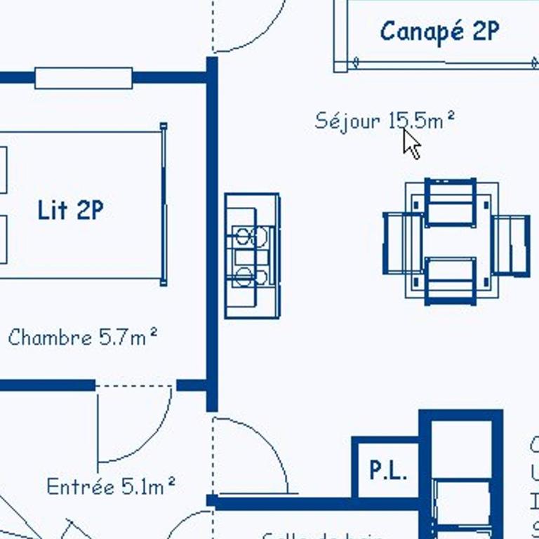 Appartement 2 pièces avec terrasse et WIFI, proche base de loisirs, pour 4 pers. - Apartment mit 1 Schlafzimmer - 7