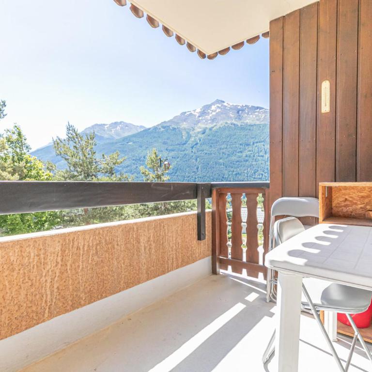 Appartement 2 pièces avec balcon et wifi, proche pistes - 4 pers. - Apartment mit 1 Schlafzimmer - 6