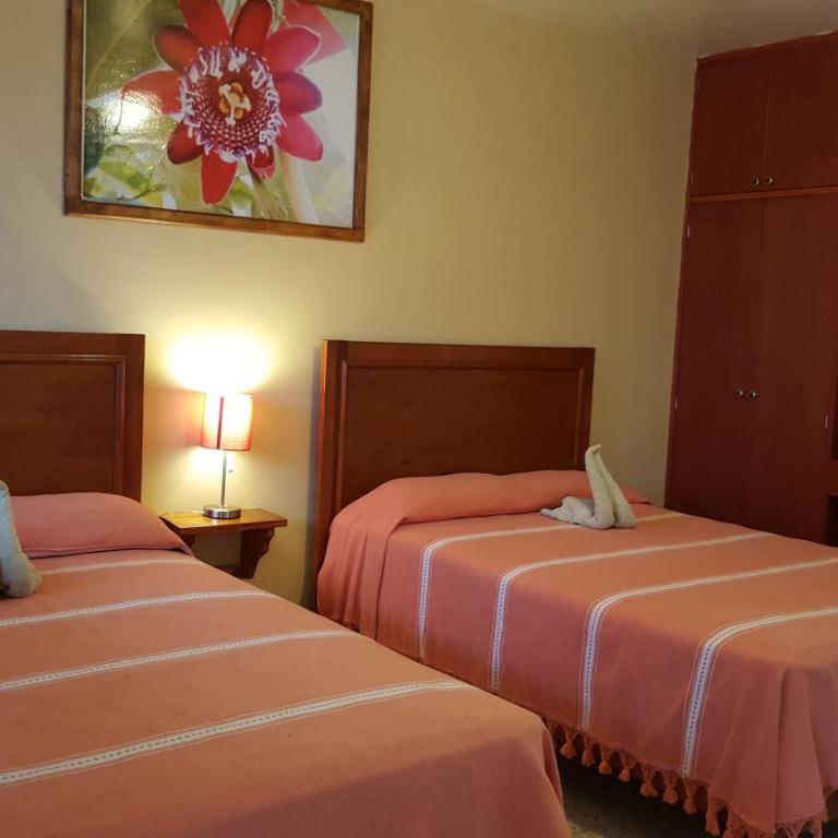 Hotel Florida Oaxaca - Habitación con 3 camas dobles - 6