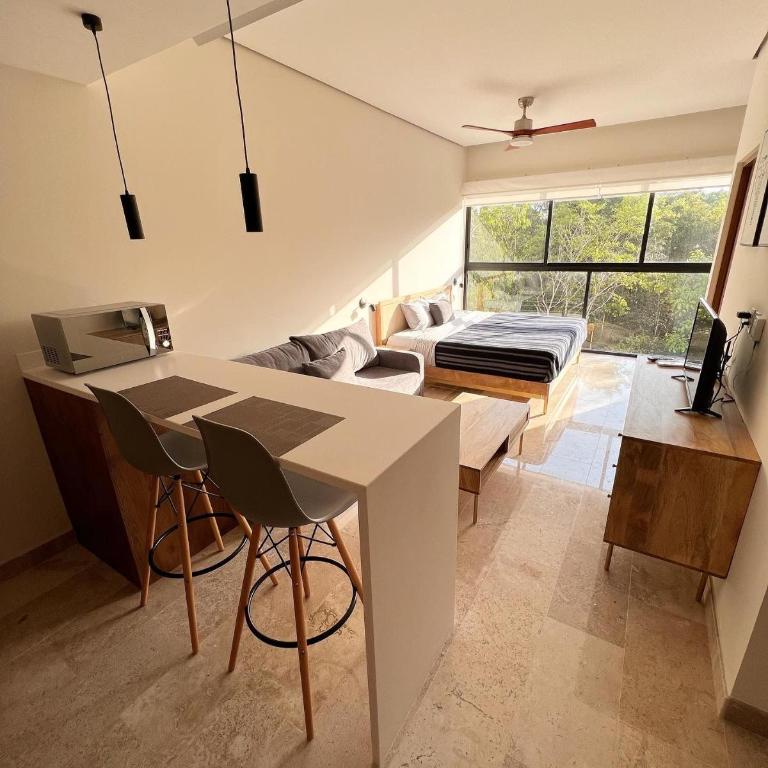 Loft, gym, pool, internet zama - Apartamento de 1 dormitorio - 12