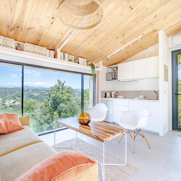 Tiny House - St-Paul-de-Vence - private jacuzzi - panoramic view - Casa con 1 dormitorio - 27