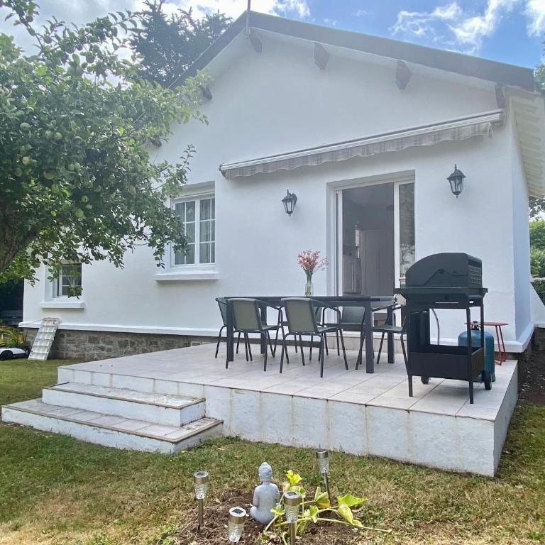 L'Oasis, Maison avec jardin au Cabellou Concarneau - Maison 2 Chambres - 22
