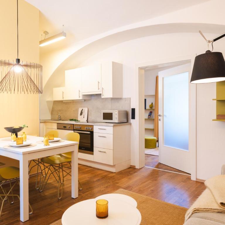 Yellow Flat by GrazRentals Vaulted Kitchen & Pet Friendly & Free Parking - Apartment mit 1 Schlafzimmer - 5
