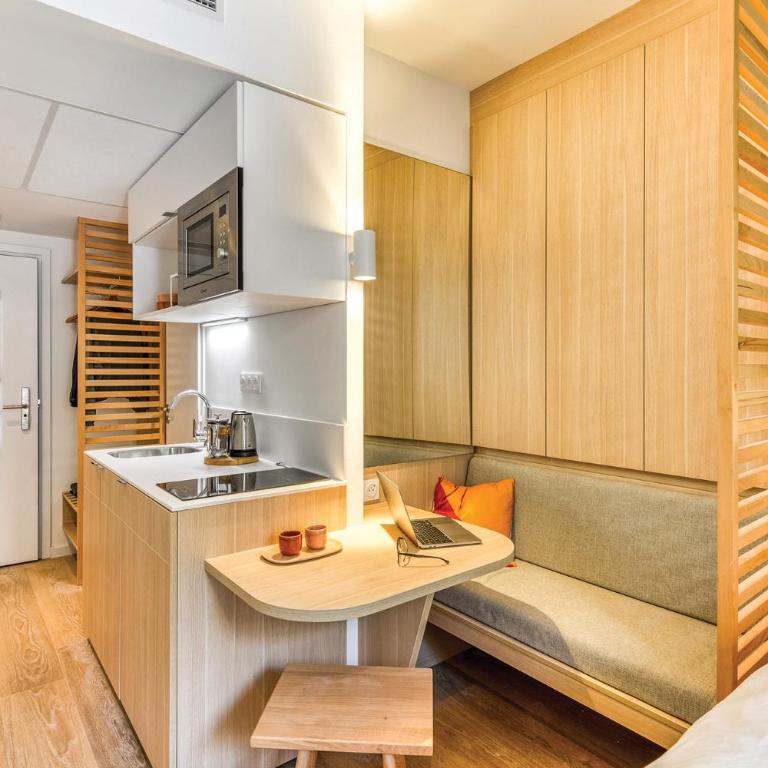 Bikube Coliving Hôtel - Montpellier Centre Gare St Roch - Estudio con 1 cama grande - 5