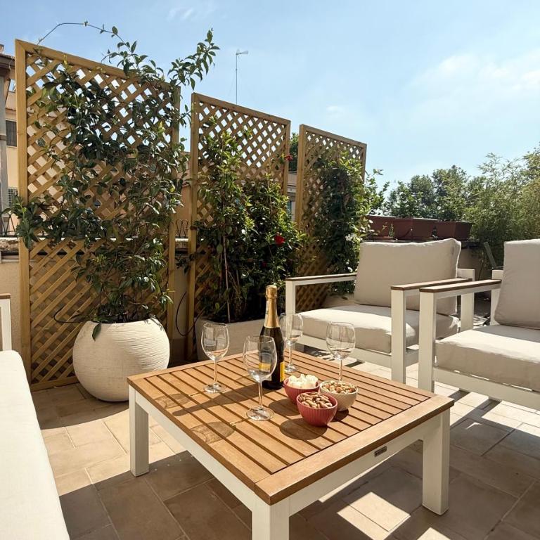 Spacious Apt with Private Terrace near the Vatican - Casa Vacanze Romane - Apartment mit Terrasse - 10