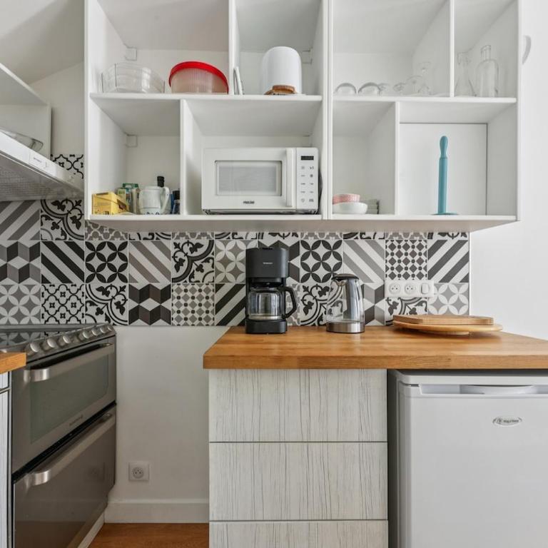 Cozy studio & private terrace - Appartement 1 Chambre - 9
