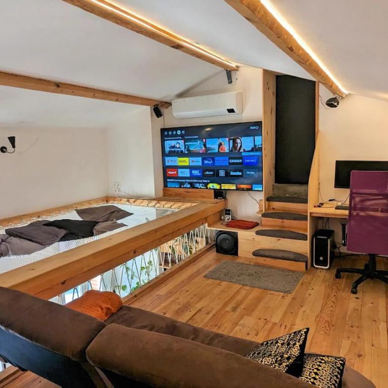 Duplex avec filet home cinéma - Appartement 1 Chambre - 9