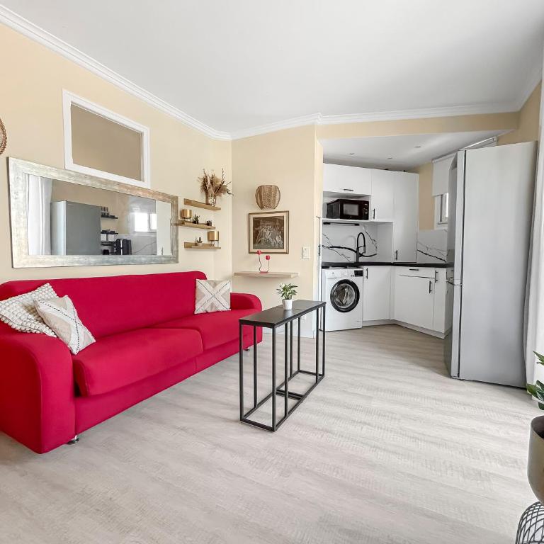 Studio Cap d Antibes Balcon vue mer - Studio avec Terrasse - 7