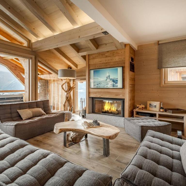 Chalet de luxe 5* avec Spa, PMR, au pied des pistes - FR-1-398-621 - Chalet (Capacité de 14 Adultes) - 2